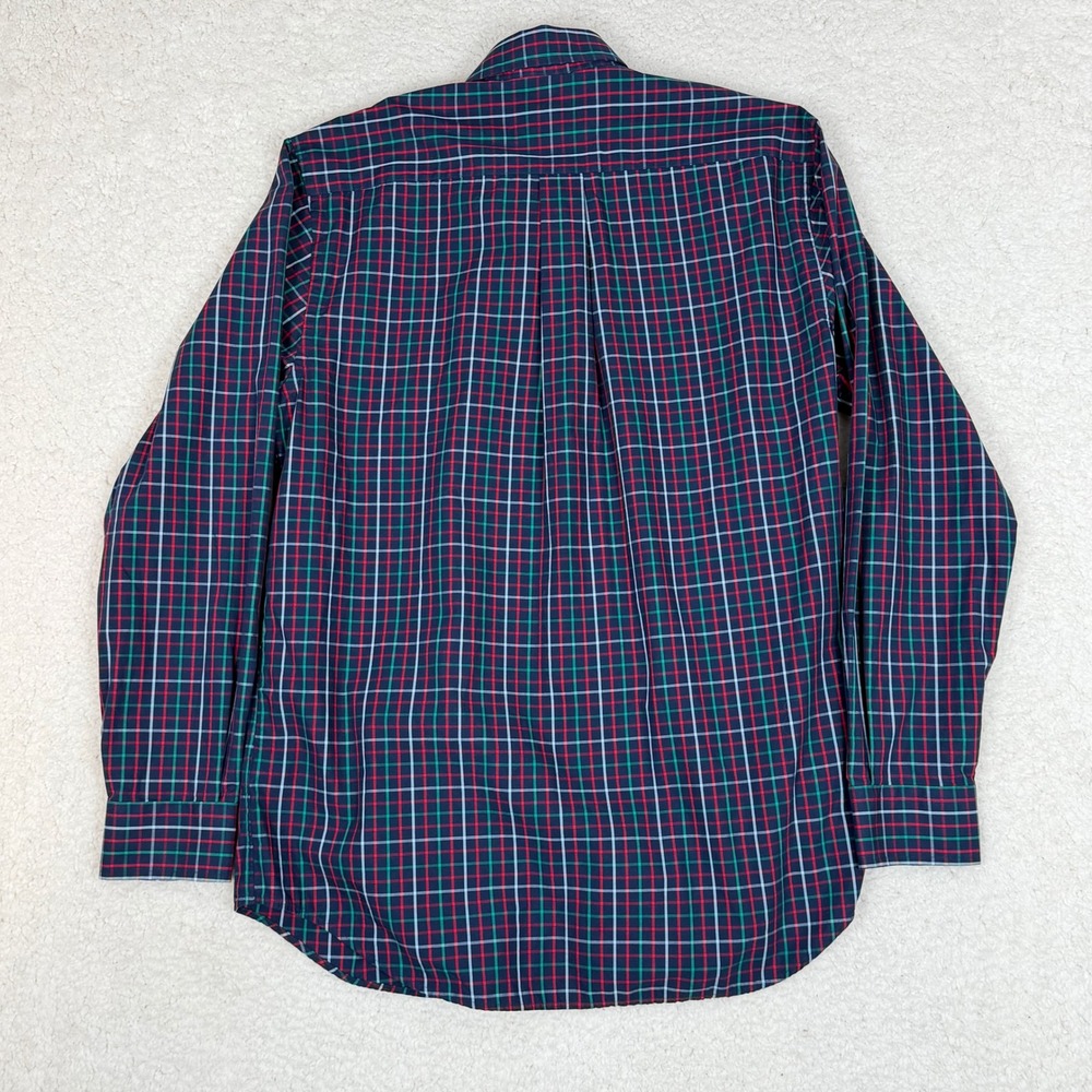 Lot of 2 Vineyard Vines Mens Medium Slim Fit Whale Shirts Plaid Gingham Blue Red - Picture 4 of 13